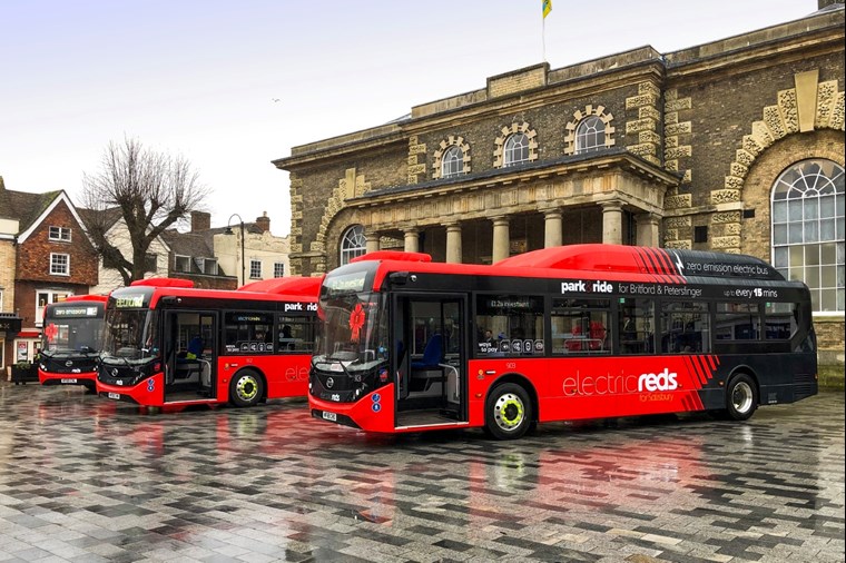 Salisbury Reds Electric Bus