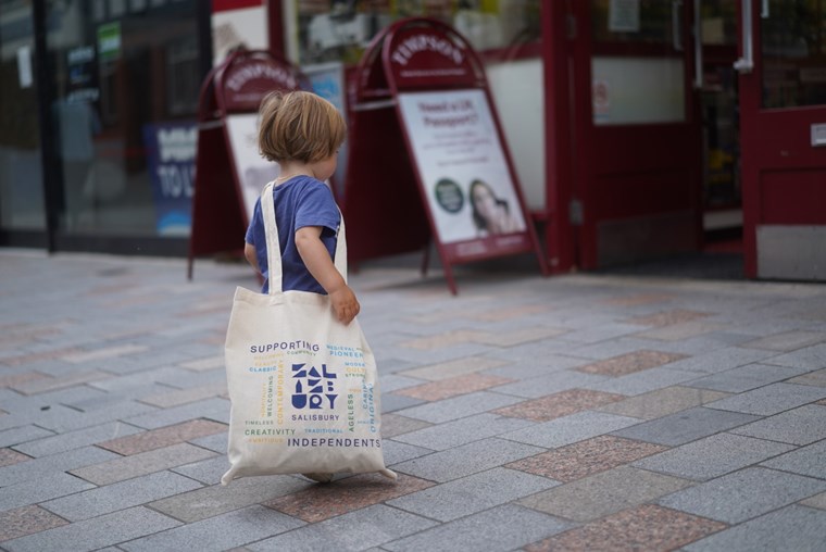 Experience Salisbury Shopping Tote Bag