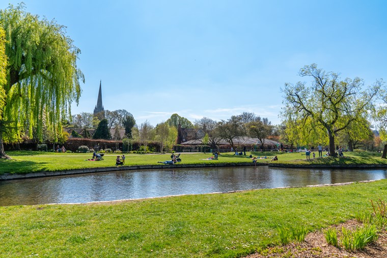 Salisbury's five rivers - Queen Elizabeth Gardens