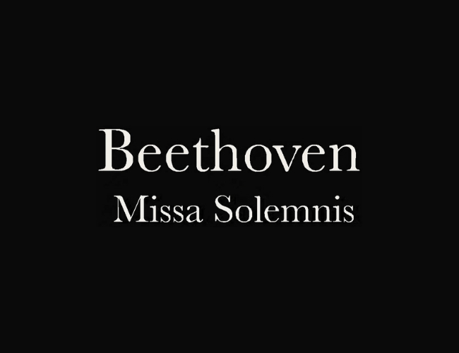 Beethoven Missa Solemnis (1)